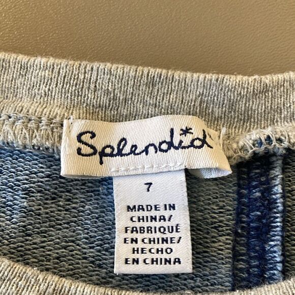 Splendid Boys Tie Dye Long Sleeve Cotton Blend Top. Size 7. - Picture 6 of 8